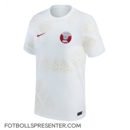 Qatar Borta Matchtröja VM 2022 Kortärmad Qatar Borta Matchtröja VM 2022 Kortärmad